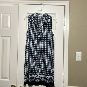 Gently loved blue multi dress